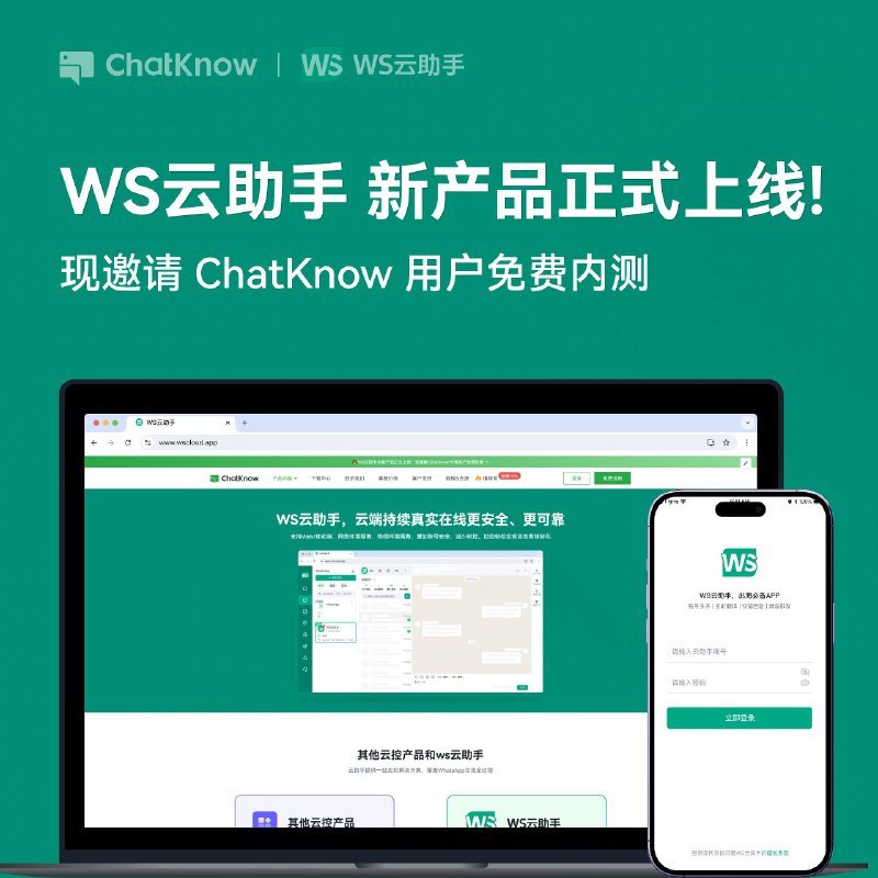 🚀🚀🚀🚀🚀🚀WS云助手【内测上线】